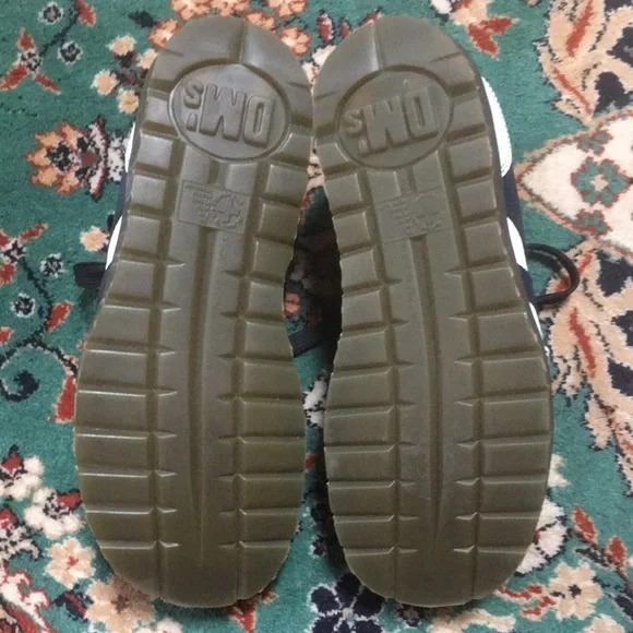 VTG Dr Martens England White/Navy Air Cushioned Chunky Bowling Casual Shoe 9W 8M - Picture 14 of 16